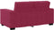 vidaXL - Tweezitsbank - 120 - cm - fluweel - wijnrood