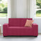 vidaXL - Tweezitsbank - 120 - cm - fluweel - wijnrood