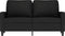 vidaXL - Tweezitsbank - 120 - cm - fluweel - zwart