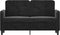 vidaXL - Tweezitsbank - 120 - cm - fluweel - zwart