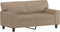 vidaXL - Tweezitsbank - 120 - cm - kunstleer - cappuccinokleurig