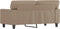 vidaXL - Tweezitsbank - 120 - cm - kunstleer - cappuccinokleurig