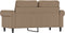 vidaXL - Tweezitsbank - 120 - cm - kunstleer - cappuccinokleurig