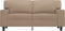 vidaXL - Tweezitsbank - 120 - cm - kunstleer - cappuccinokleurig