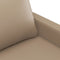 vidaXL - Tweezitsbank - 120 - cm - kunstleer - cappuccinokleurig
