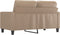 vidaXL - Tweezitsbank - 120 - cm - kunstleer - cappuccinokleurig
