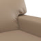 vidaXL - Tweezitsbank - 120 - cm - kunstleer - cappuccinokleurig