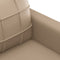 vidaXL - Tweezitsbank - 120 - cm - kunstleer - cappuccinokleurig