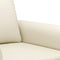 vidaXL - Tweezitsbank - 120 - cm - kunstleer - crèmekleurig