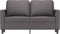 vidaXL - Tweezitsbank - 120 - cm - kunstleer - grijs