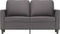 vidaXL - Tweezitsbank - 120 - cm - kunstleer - grijs
