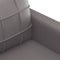 vidaXL - Tweezitsbank - 120 - cm - kunstleer - grijs