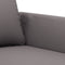 vidaXL - Tweezitsbank - 120 - cm - kunstleer - grijs