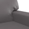 vidaXL - Tweezitsbank - 120 - cm - kunstleer - grijs