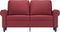 vidaXL - Tweezitsbank - 120 - cm - kunstleer - wijnrood