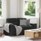 vidaXL - Tweezitsbank - 120 - cm - kunstleer - zwart