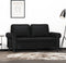 vidaXL - Tweezitsbank - 120 - cm - kunstleer - zwart