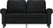 vidaXL - Tweezitsbank - 120 - cm - kunstleer - zwart