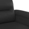 vidaXL - Tweezitsbank - 120 - cm - kunstleer - zwart