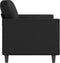 vidaXL - Tweezitsbank - 120 - cm - kunstleer - zwart