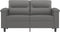 vidaXL - Tweezitsbank - 120 - cm - microvezelstof - donkergrijs