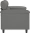vidaXL - Tweezitsbank - 120 - cm - microvezelstof - donkergrijs
