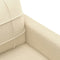 vidaXL - Tweezitsbank - 120 - cm - stof - crèmekleurig