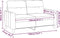 vidaXL - Tweezitsbank - 120 - cm - stof - donkergrijs