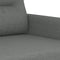 vidaXL - Tweezitsbank - 120 - cm - stof - donkergrijs