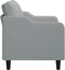 vidaXL - Tweezitsbank - 120 - cm - stof - lichtgrijs