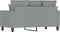 vidaXL - Tweezitsbank - 120 - cm - stof - lichtgrijs