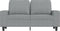 vidaXL - Tweezitsbank - 120 - cm - stof - lichtgrijs
