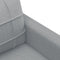 vidaXL - Tweezitsbank - 120 - cm - stof - lichtgrijs