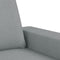 vidaXL - Tweezitsbank - 120 - cm - stof - lichtgrijs