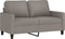 vidaXL - Tweezitsbank - 120 - cm - stof - taupe