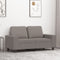 vidaXL - Tweezitsbank - 120 - cm - stof - taupe