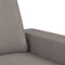 vidaXL - Tweezitsbank - 120 - cm - stof - taupe