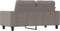 vidaXL - Tweezitsbank - 120 - cm - stof - taupe