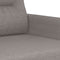 vidaXL - Tweezitsbank - 120 - cm - stof - taupe