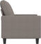 vidaXL - Tweezitsbank - 120 - cm - stof - taupe