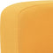 vidaXL - Tweezitsbank - 135x65x76 - cm - geel