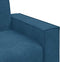 vidaXL - Tweezitsbank - 140 - cm - fluweel - blauw