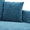 vidaXL - Tweezitsbank - 140 - cm - fluweel - blauw