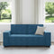 vidaXL - Tweezitsbank - 140 - cm - fluweel - blauw