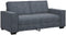 vidaXL - Tweezitsbank - 140 - cm - fluweel - donkergrijs