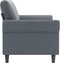 vidaXL - Tweezitsbank - 140 - cm - fluweel - donkergrijs