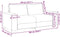 vidaXL - Tweezitsbank - 140 - cm - fluweel - donkergrijs