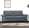 vidaXL - Tweezitsbank - 140 - cm - fluweel - donkergrijs