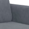 vidaXL - Tweezitsbank - 140 - cm - fluweel - donkergrijs