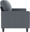 vidaXL - Tweezitsbank - 140 - cm - fluweel - donkergrijs